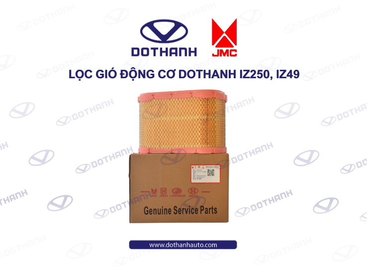 Lọc gió động cơ sử dụng trên các dòng xe tải DOTHANH IZ150, IZ200, IZ250, IZ49,...