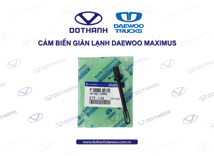 Cảm biến giàn lạnh sử dụng trên các dòng xe tải Daewoo Maximus HC6, HC8, HU6, HU8