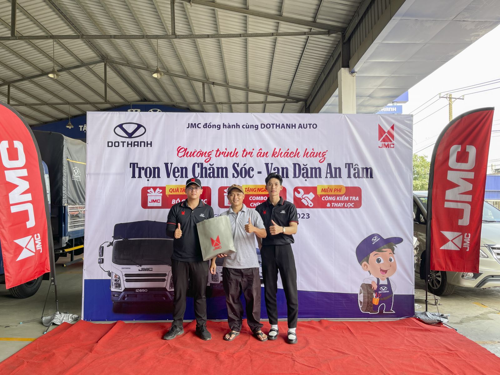 DoThanh Auto, JMC phối hợp tổ chức chương trình tri ân khách hàng “Trọn vẹn chăm sóc - Vạn dặm an tâm” tại Đô Thành Đồng Nai