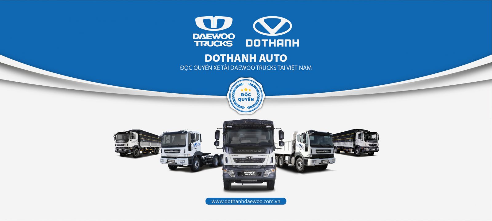 Dòng xe tải, xe đầu kéo và chuyên dụng Daewoo Trucks Hàn Quốc