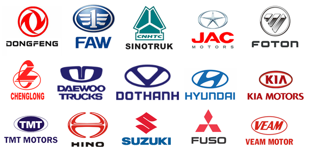 Những thương hiệu xe tải ben phổ biến trên thị trường