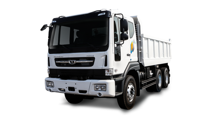 xe tải ben Daewoo CL4DF tải trọng 12.7 Tấn
