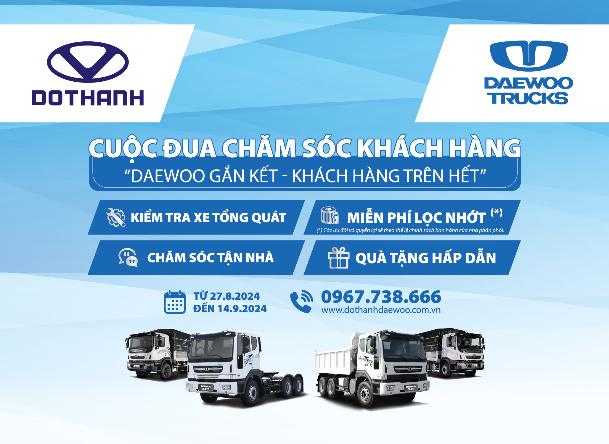 CUỘC ĐUA CHĂM SÓC KHÁCH HÀNG 2024 | Daewoo Gắn Kết - Khách Hàng Trên Hết