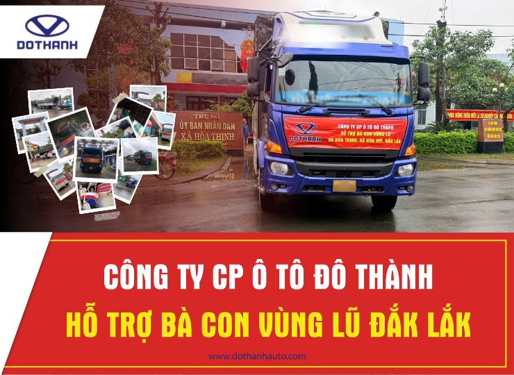 DOTHANH AUTO CỨU TRỢ GẠO, HỖ TRỢ BÀ CON VÙNG LŨ ĐẮK LẮK