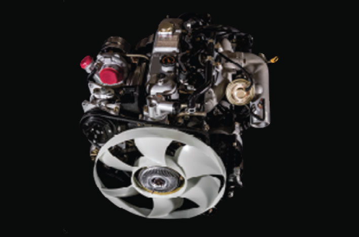 Công nghệ TCI tăng công suất động cơ. Công nghệ CRDi tiết kiệm nhiên liệu, thân thiện môi trường.